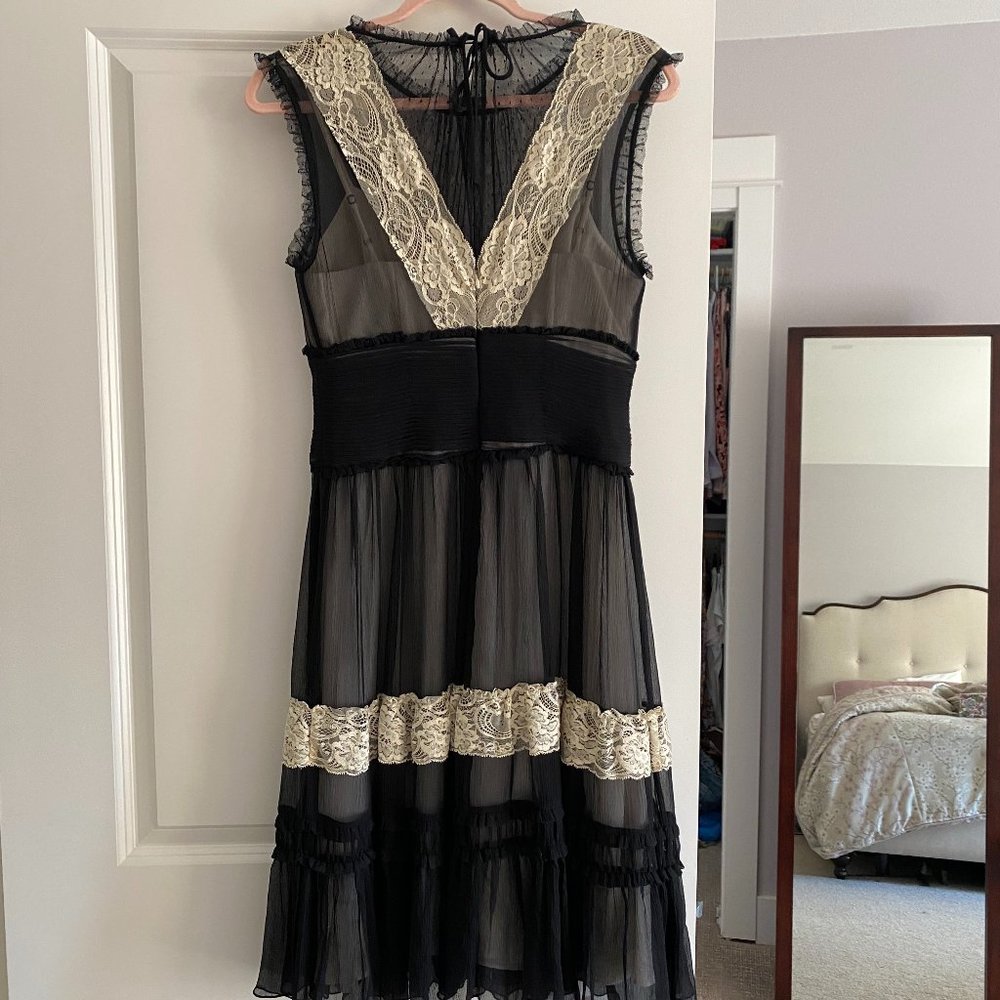 Beautiful lace dress, sexy alternative take on the little black dress